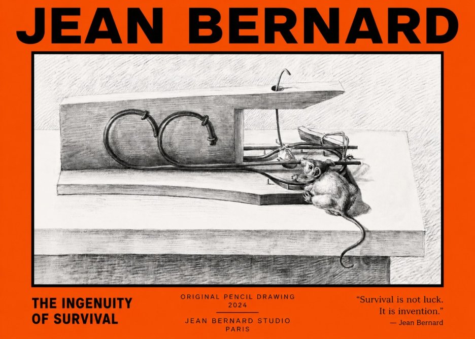 Jean Bernard The Ingenuity of Survival No2 - Affiche