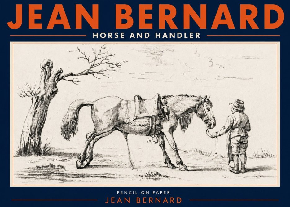 Jean Bernard Horse and Handler No4 - Affiche