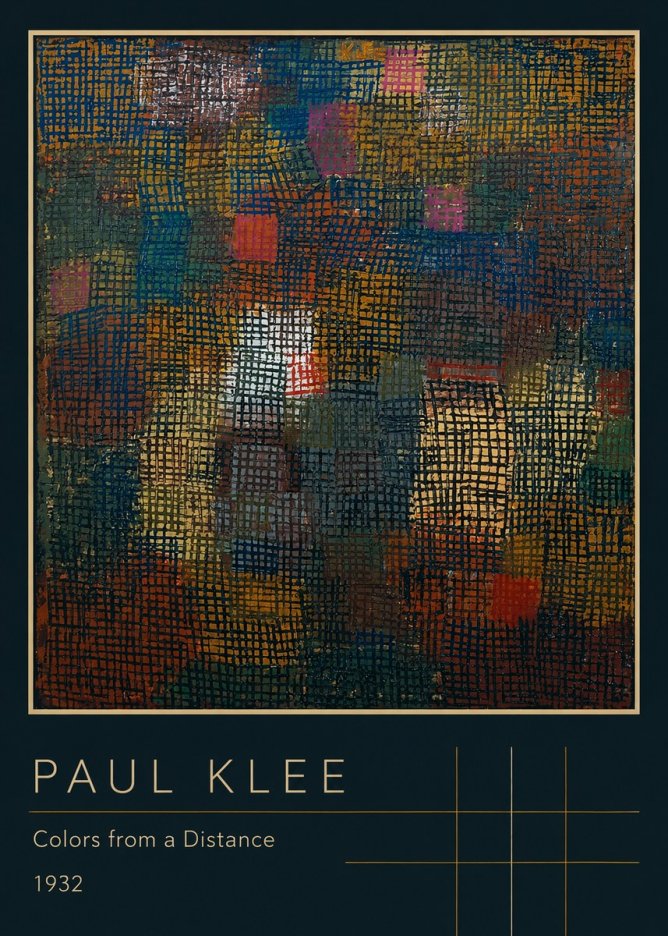 Paul Klee Colors from a Distance No2 - Affiche