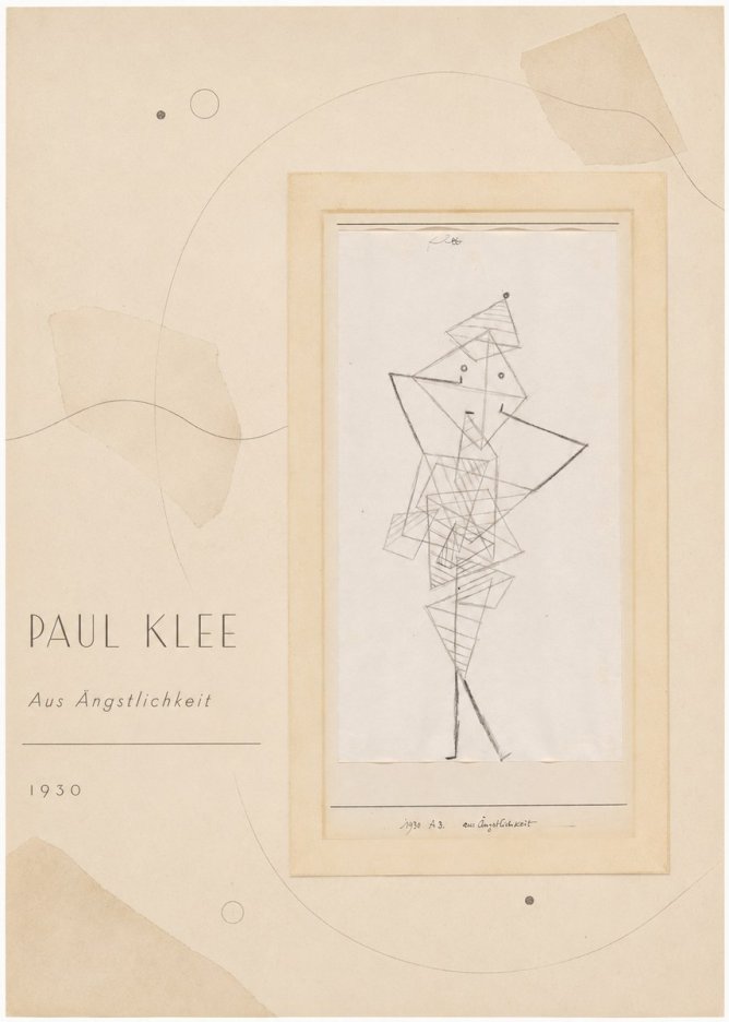 Paul Klee Aus Ängstlichkeit No4 - Affiche