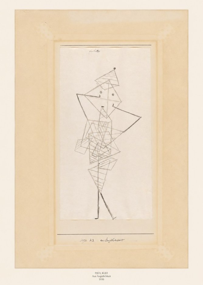 Paul Klee Aus Ängstlichkeit No6 - Affiche
