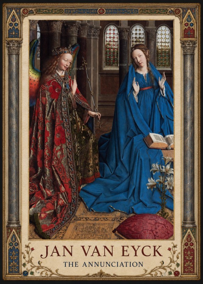 Jan van Eyck The Annunciation I No1 - Affiche