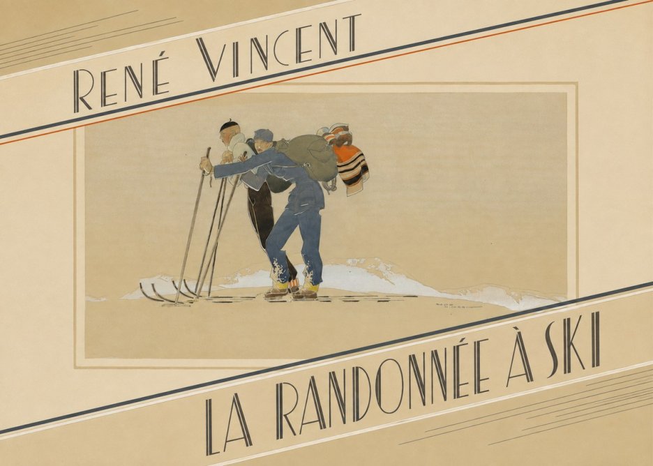 René Vincent La Randonnée À Ski No5 - Affiche