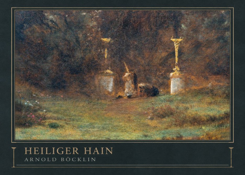 Arnold Böcklin Heiliger Hain No3 - Affiche