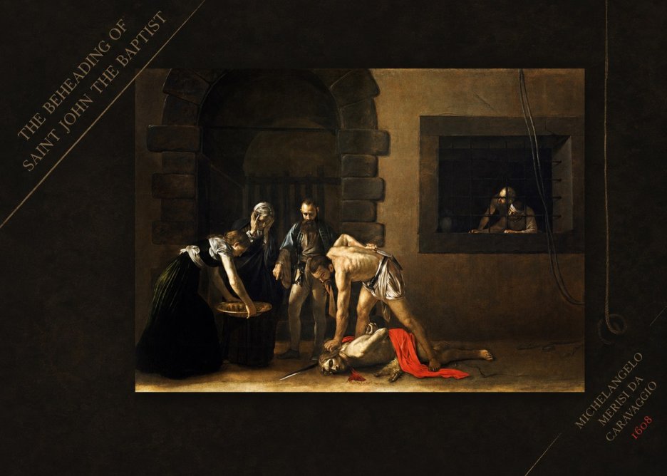 Michelangelo Merisi da Caravaggio The Beheading of Saint John the Baptist No4 - Affiche