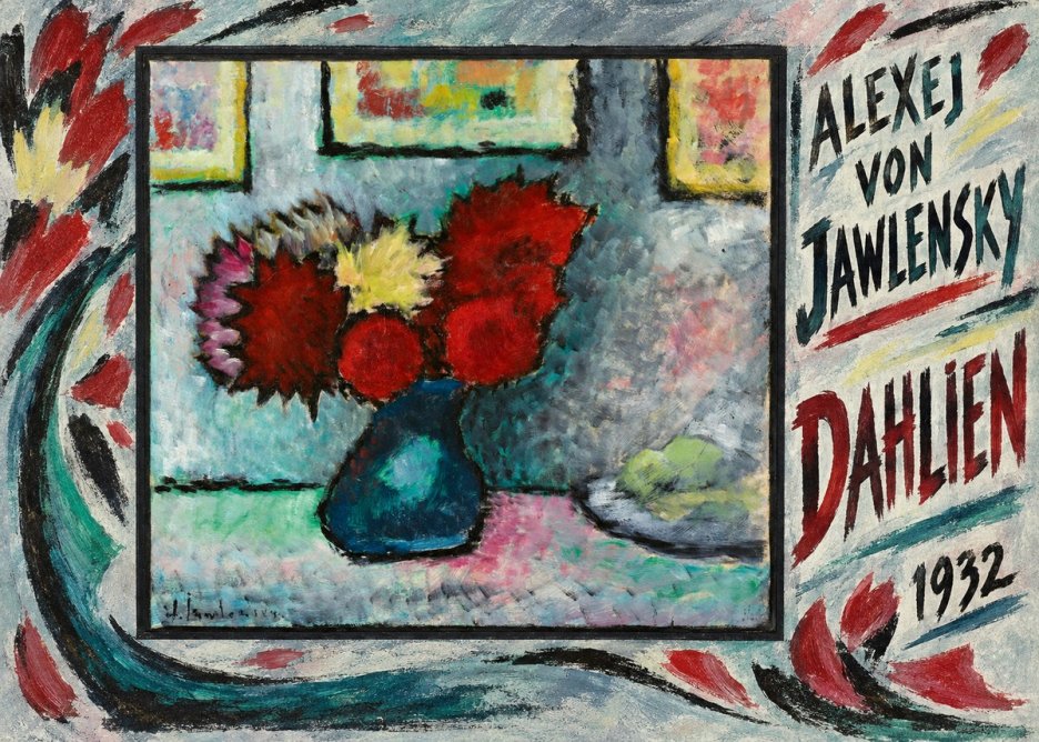 Alexej von Jawlensky Dahlien No6 - Affiche
