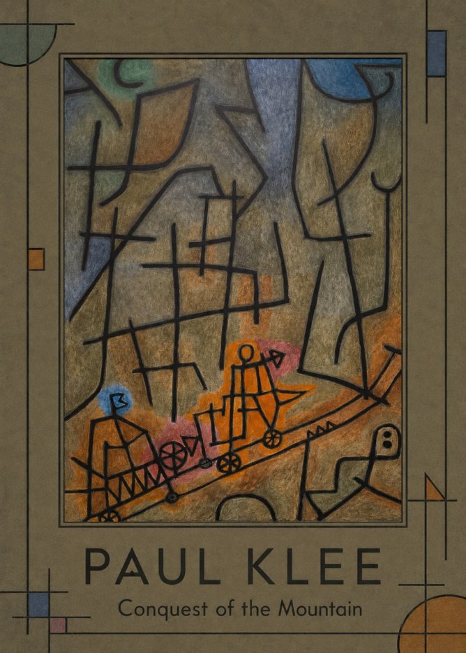 Paul Klee Conquest of the Mountain I No1 - Affiche