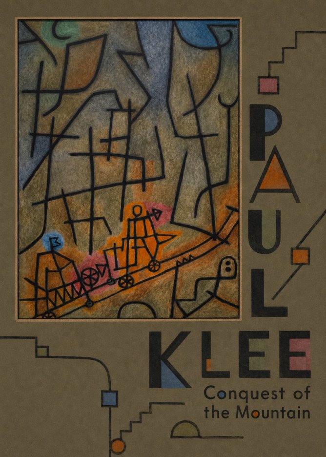 Paul Klee Conquest of the Mountain I No4 - Affiche