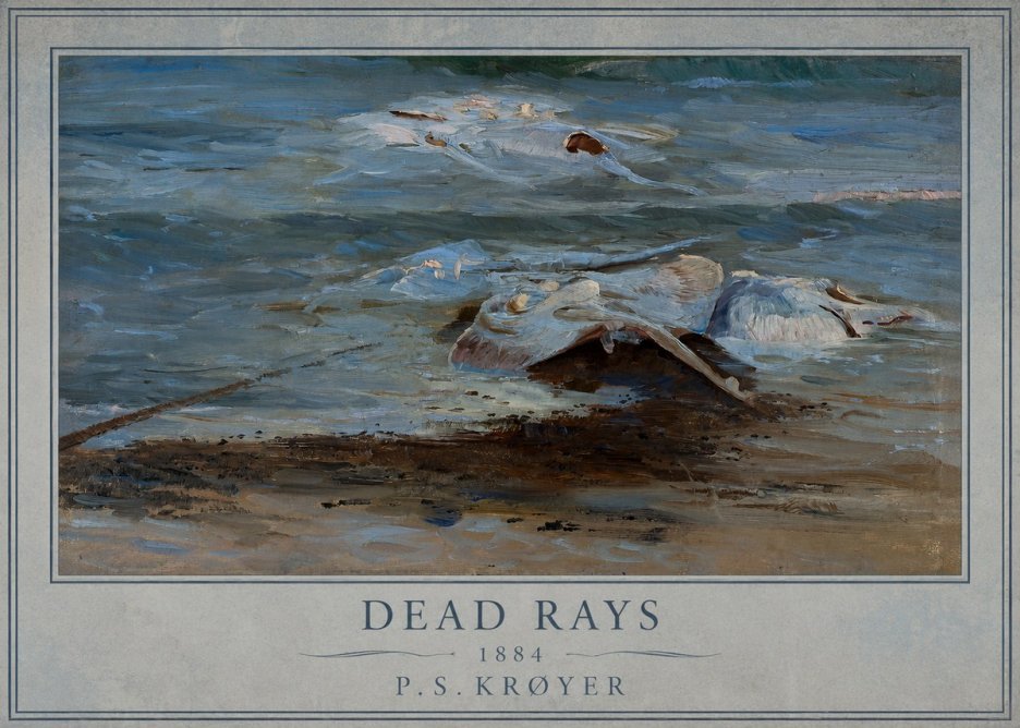 P.S. Krøyer Dead Skates No6 - Affiche