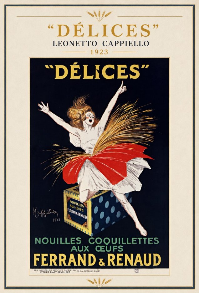 Leonetto Cappiello Délices I No3 - Affiche