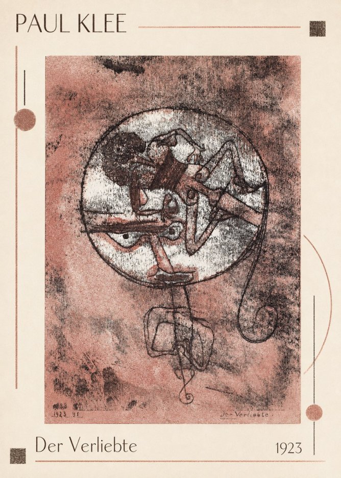 Paul Klee Der Verliebte I No1 - Affiche