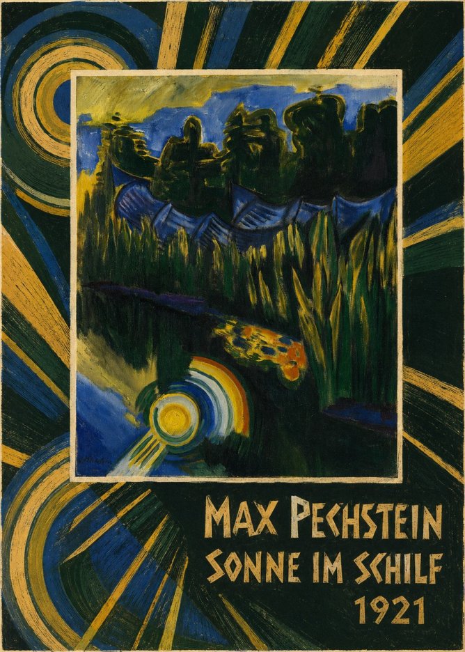 Max Pechstein Sonne Im Schilf No4 - Affiche
