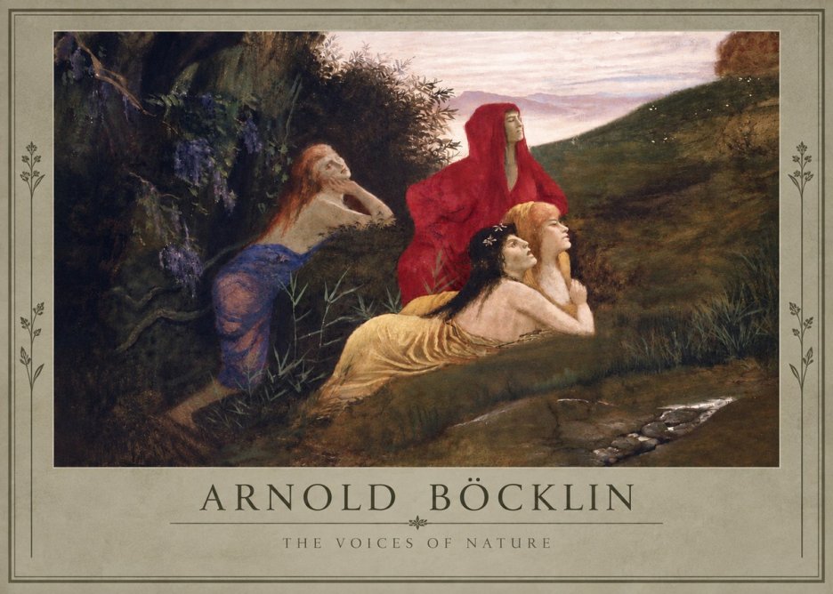 Arnold Böcklin The Voices of Nature No4 - Affiche