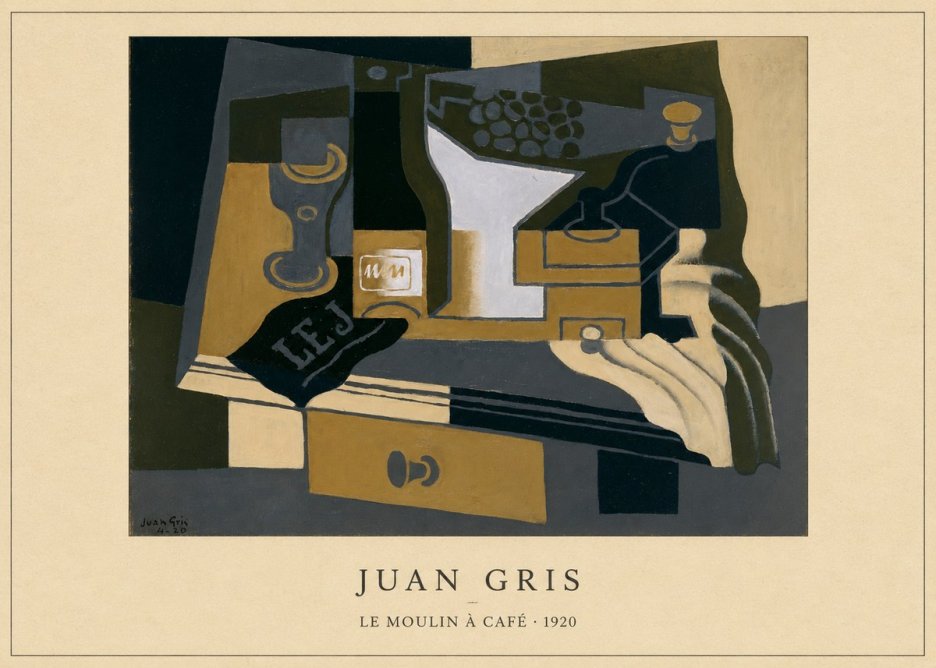 Juan Gris Le Moulin À Café No3 - Affiche