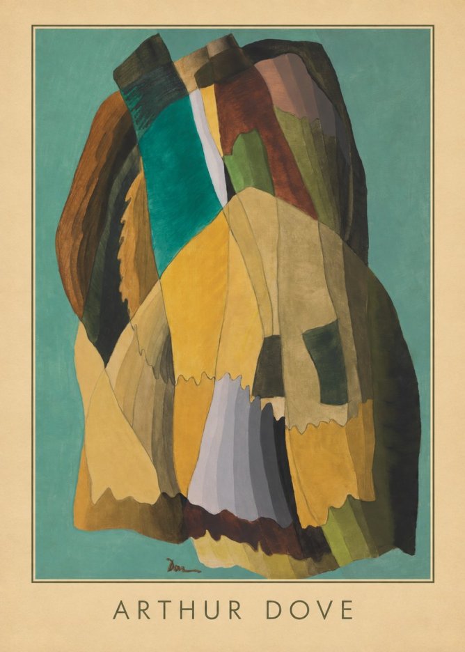 Arthur Dove Abstract Composition No4 - Affiche