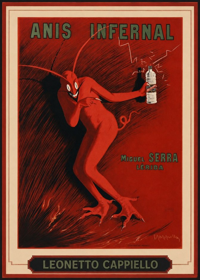 Leonetto Cappiello Anis Infernal II No1 - Affiche