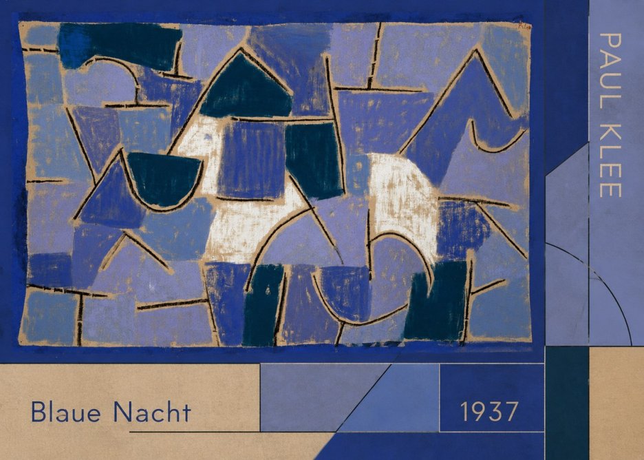 Paul Klee Blaue Nacht No2 - Affiche