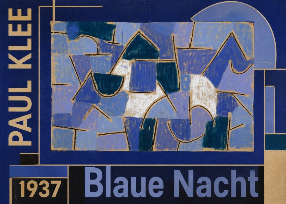 Paul Klee Blaue Nacht No5 - Affiche