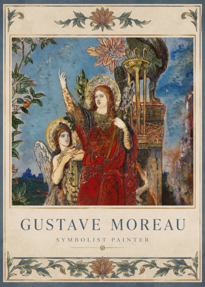 Gustave Moreau The Apparition I No1 - Affiche