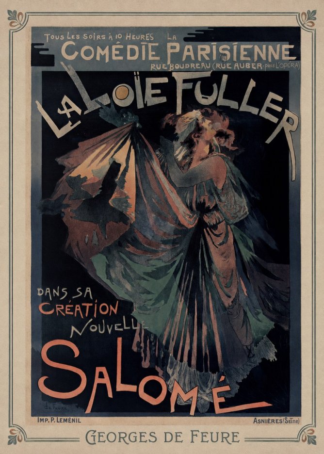 Georges de Feure Salomé I No1 - Affiche