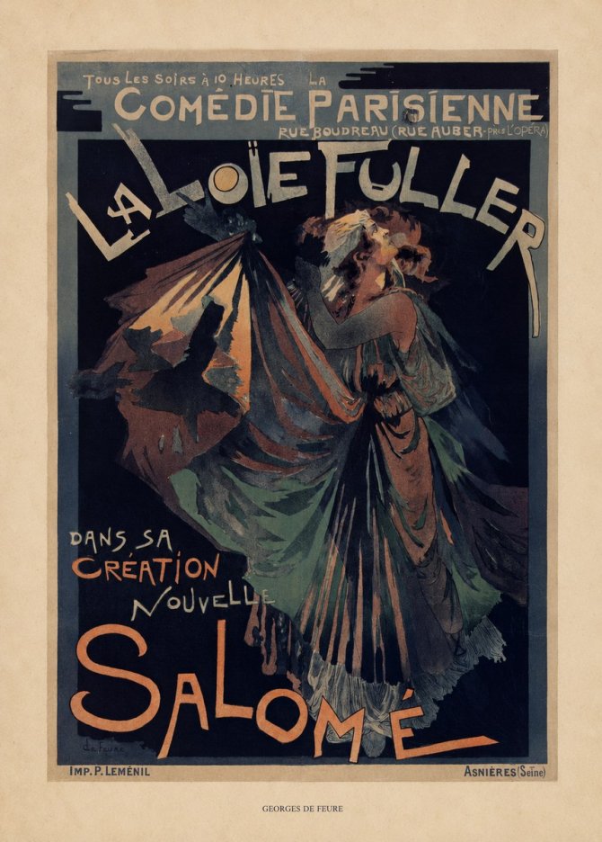 Georges de Feure Salomé I No4 - Affiche