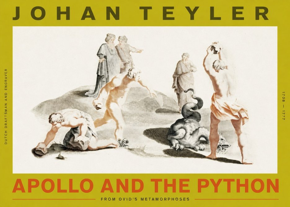 Johan Teyler Apollo and the Python No2 - Affiche