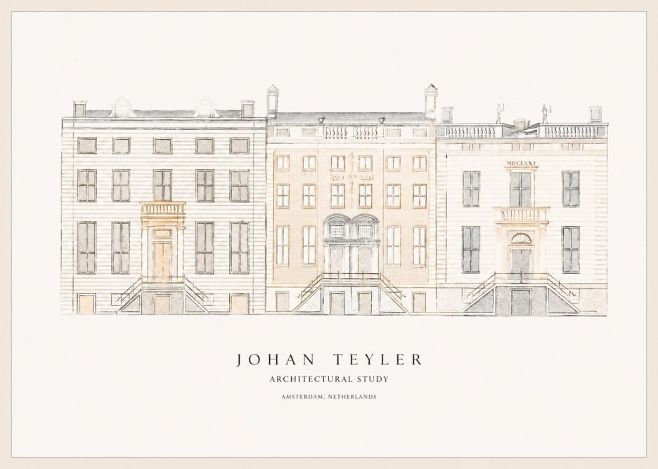 Johan Teyler Architectural Study II No1 - Affiche