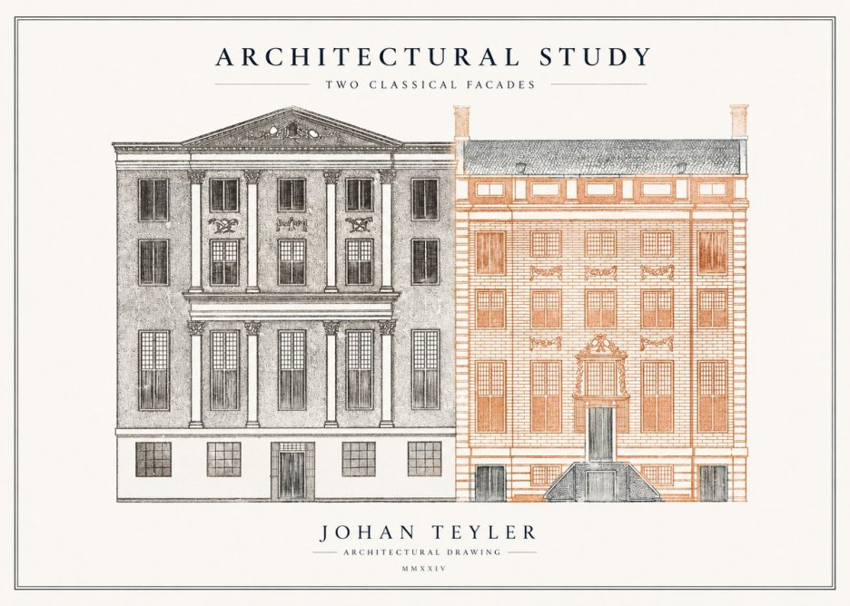 Johan Teyler Architectural Study III No5 - Affiche