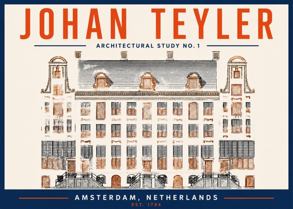 Johan Teyler Architectural Study No. 1 I No2 - Affiche
