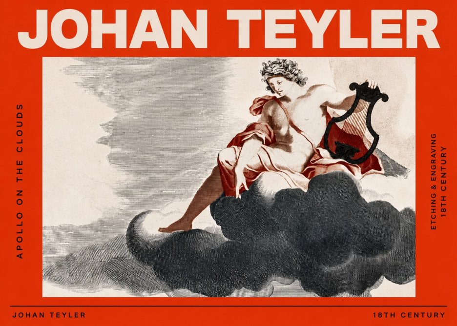 Johan Teyler Apollo on the Clouds No2 - Affiche
