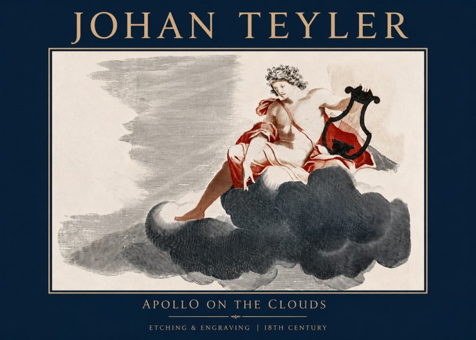 Johan Teyler Apollo on the Clouds No3 - Affiche