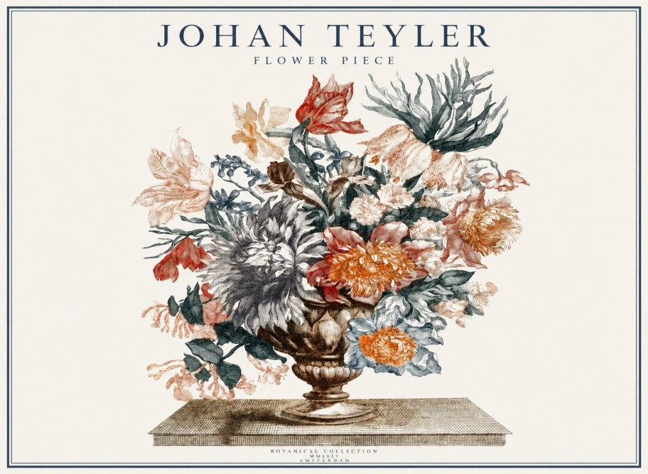 Johan Teyler Flower Piece No1 - Affiche