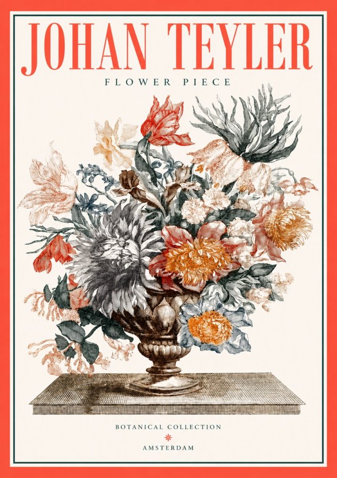 Johan Teyler Flower Piece No2 - Affiche