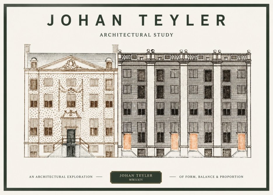 Johan Teyler Architectural Study IV No1 - Affiche