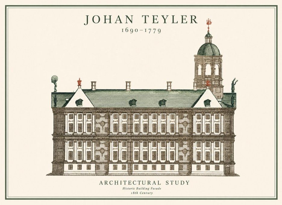 Johan Teyler Architectural Study V No1 - Affiche