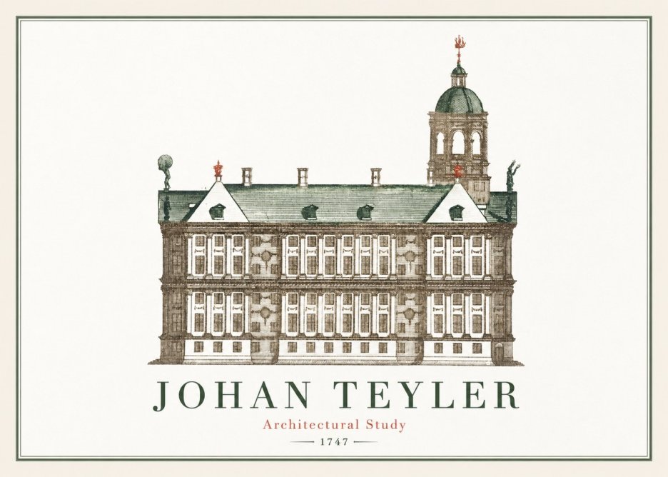 Johan Teyler Architectural Study V No2 - Affiche