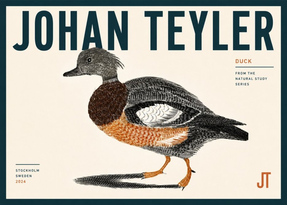 Johan Teyler Duck II No4 - Affiche