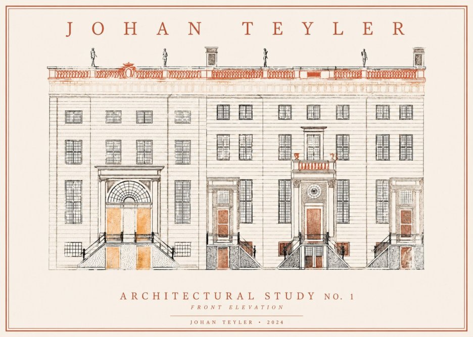 Johan Teyler Architectural Study VI No2 - Affiche