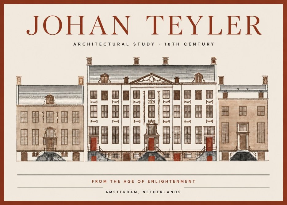 Johan Teyler Architectural Study VII No4 - Affiche