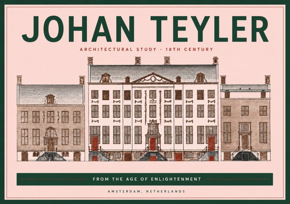 Johan Teyler Architectural Study VII No5 - Affiche