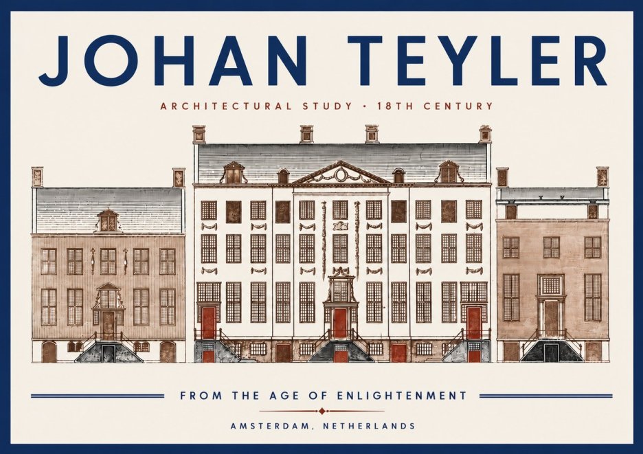 Johan Teyler Architectural Study VII No6 - Affiche