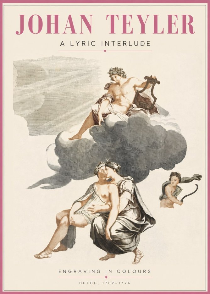 Johan Teyler Allegory of Music and Love No4 - Affiche
