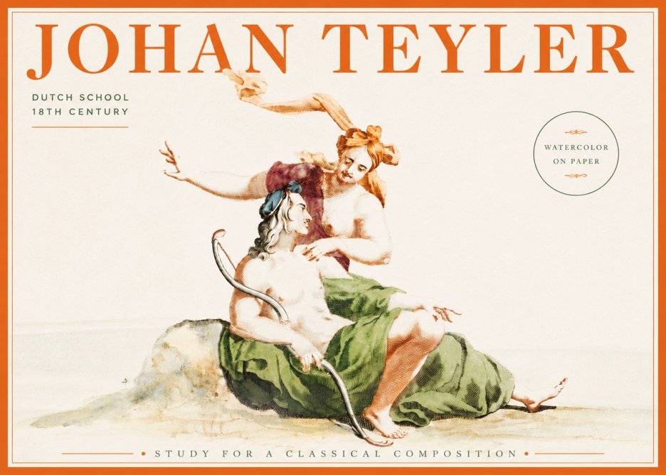 Johan Teyler Study for a Classical Composition No3 - Affiche