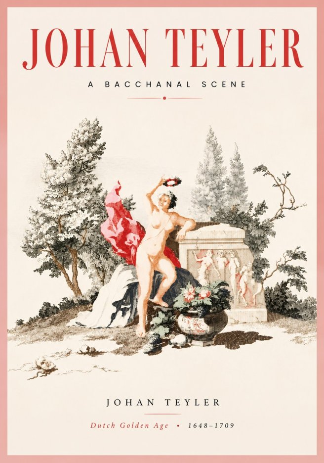 Johan Teyler A Bacchanal Scene No3 - Affiche