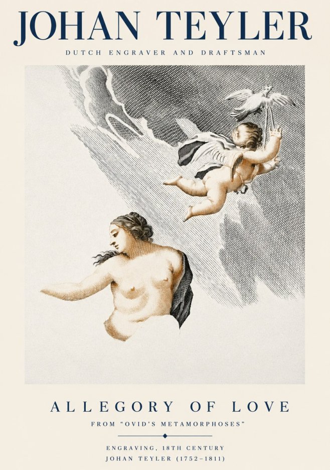 Johan Teyler Allegory of Love No3 - Affiche