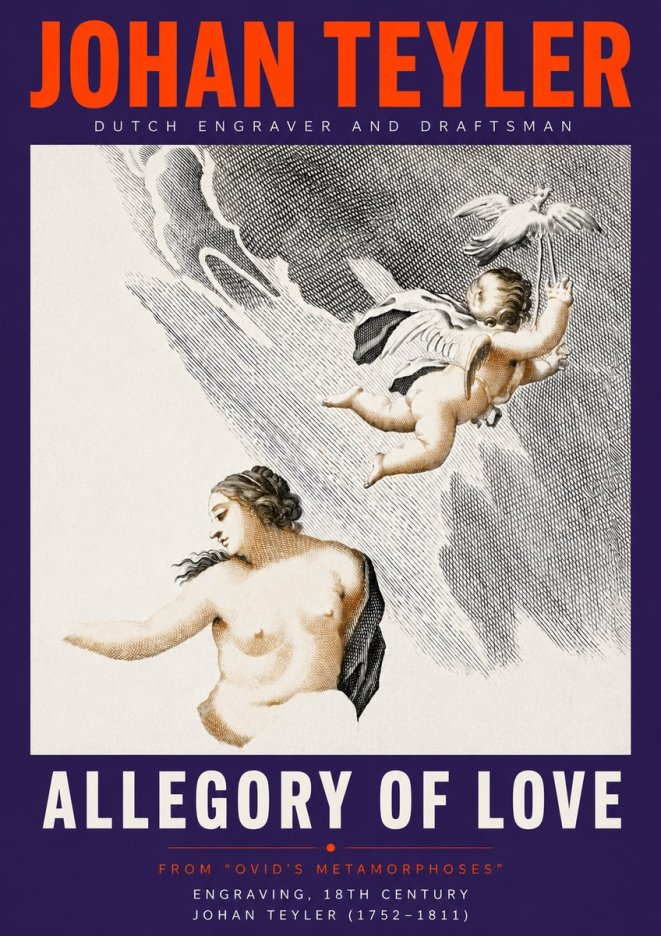 Johan Teyler Allegory of Love No5 - Affiche