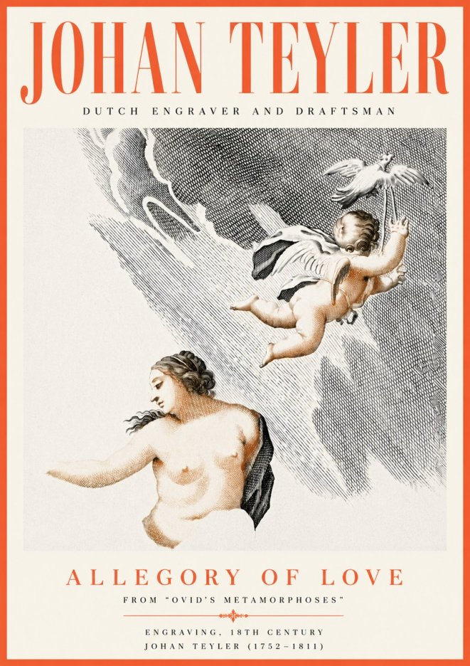 Johan Teyler Allegory of Love No6 - Affiche