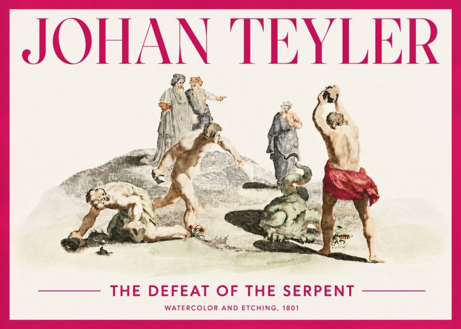 Johan Teyler Study of Ulysses and Polyphemus No4 - Affiche
