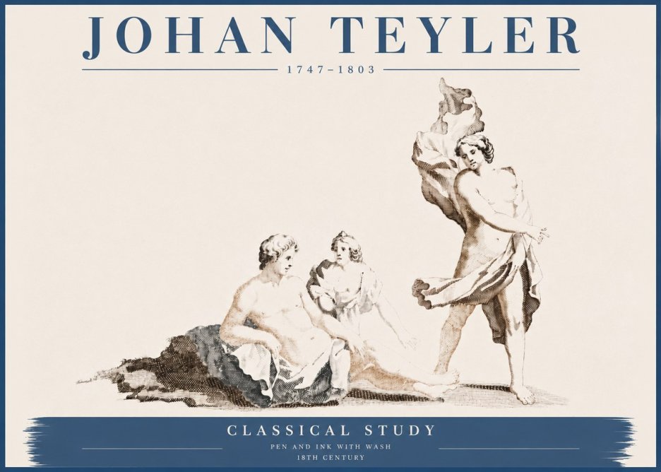 Johan Teyler Classical Study I No4 - Affiche