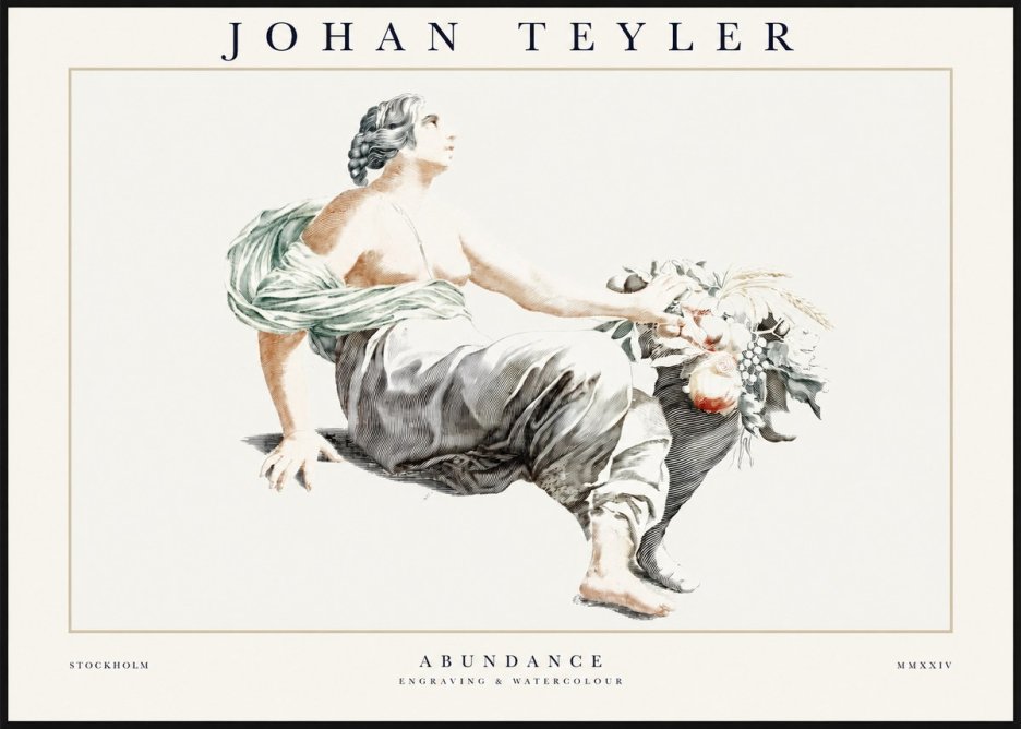 Johan Teyler Abundance No1 - Affiche
